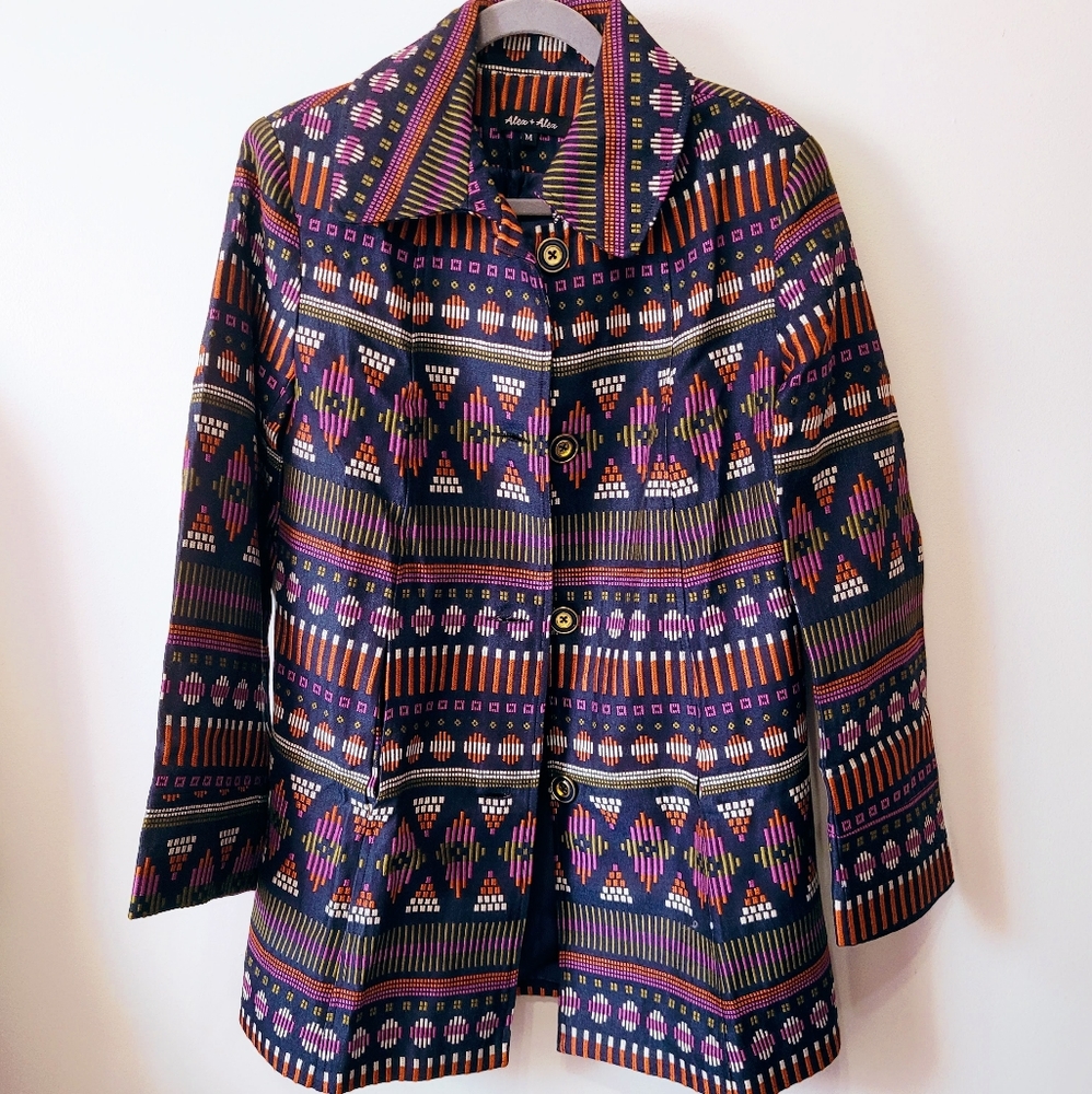 Alex + Alex Tribal  Coat